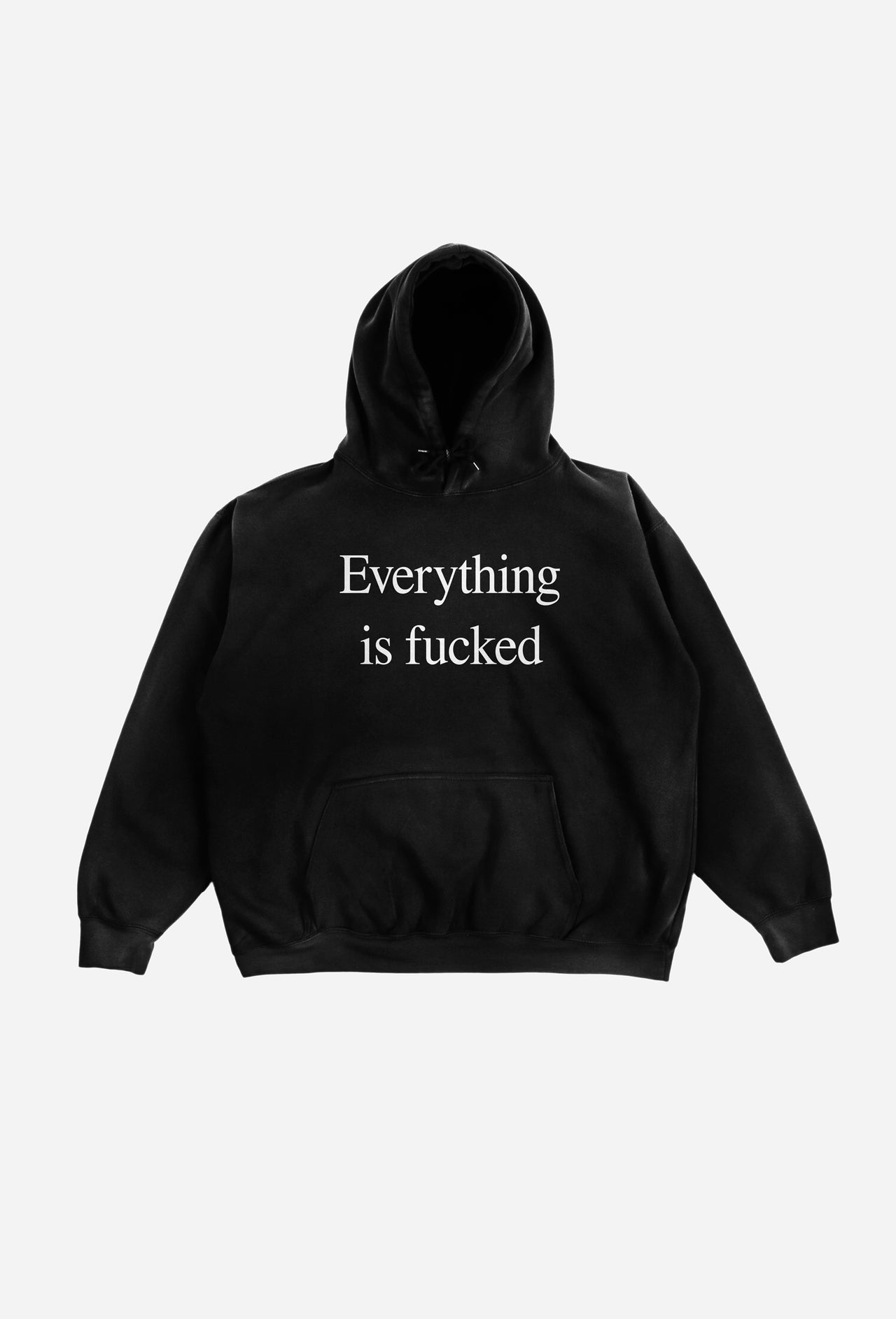 EVERYTHING IS FUCKED PULLOVER BLACK