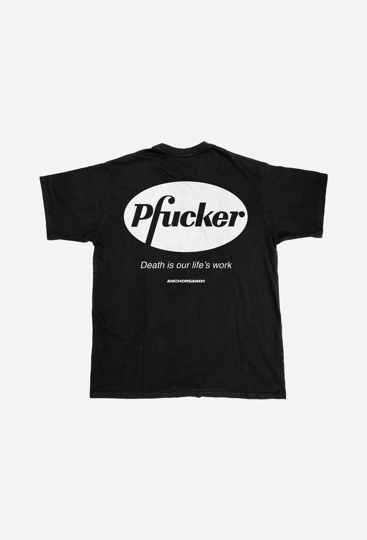 PFUCKER T-SHIRT BLACK