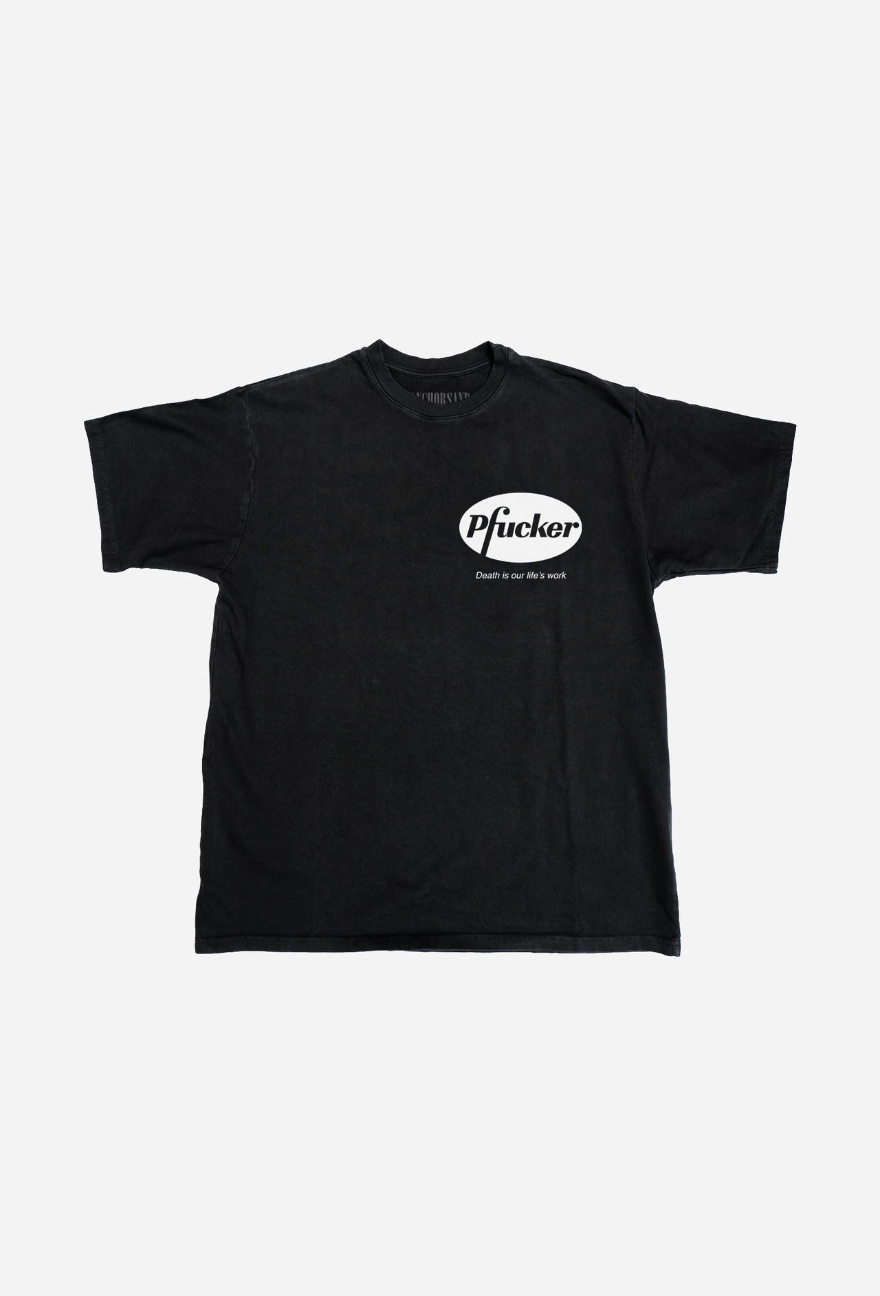 PFUCKER T-SHIRT BLACK