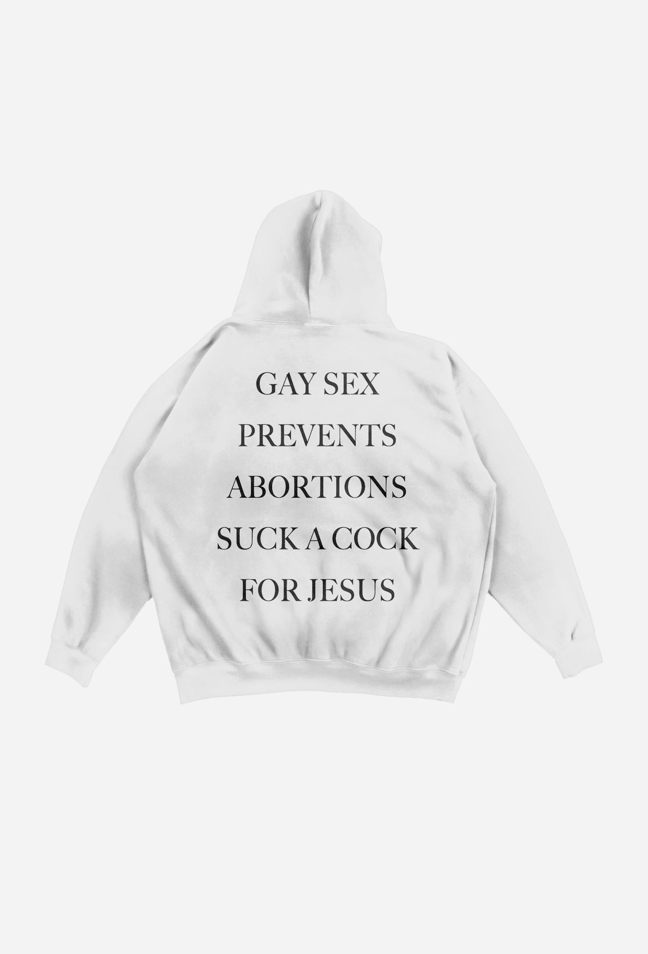 ABORTION PULLOVER WHITE