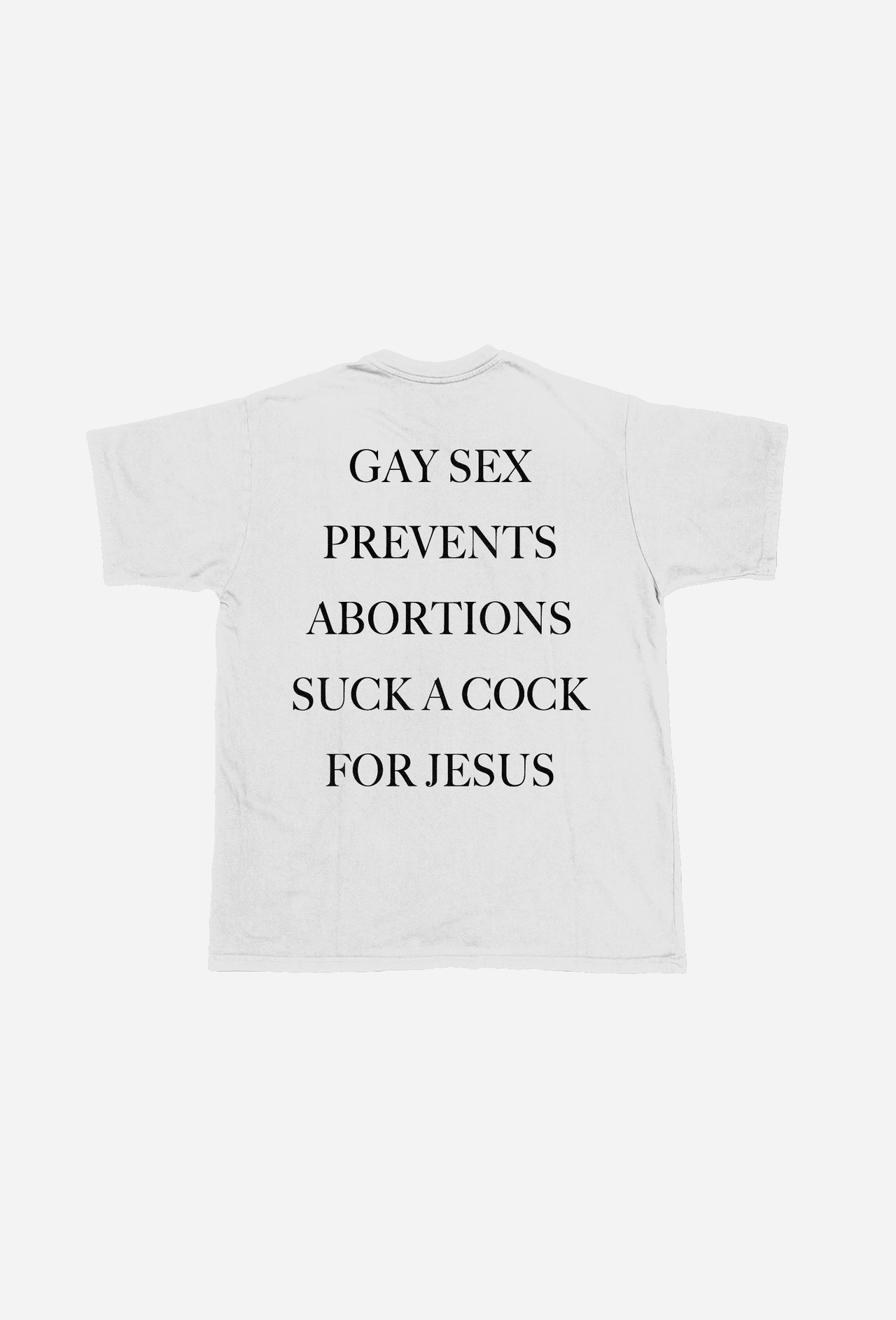 ABORTION T-SHIRT WHITE