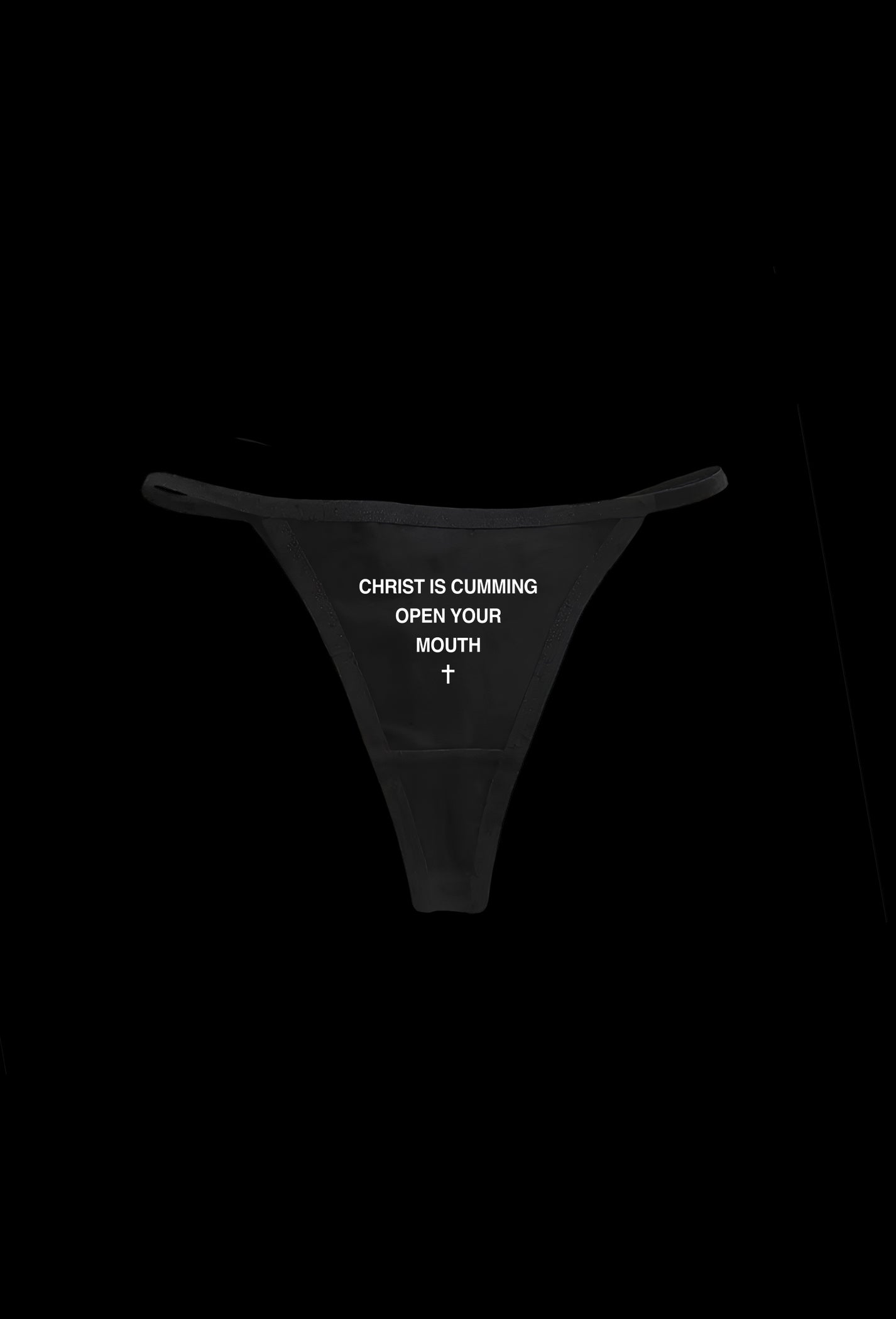 OPEN YOUR MOUTH THONG