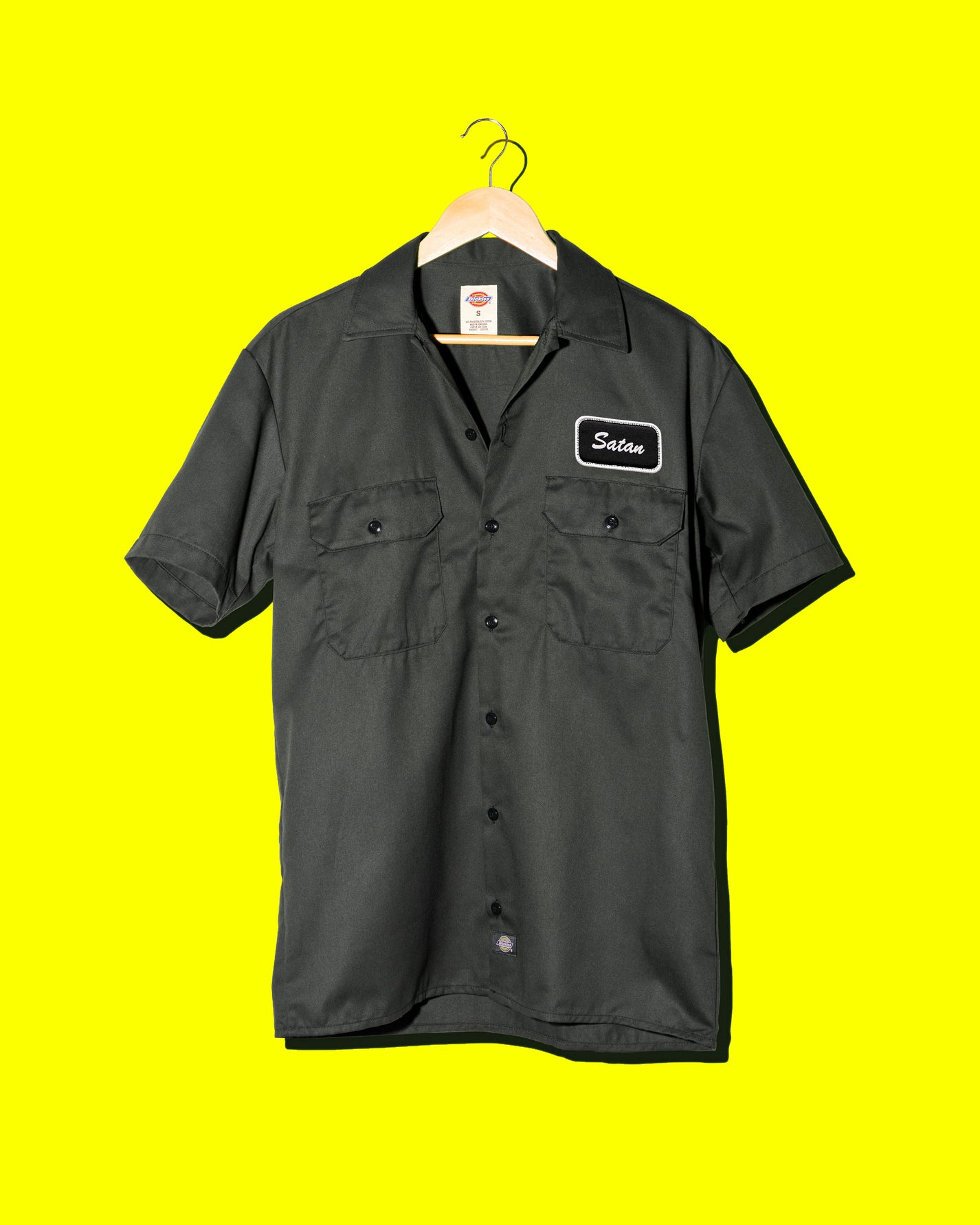 SATAN DICKIES WORK SHIRT