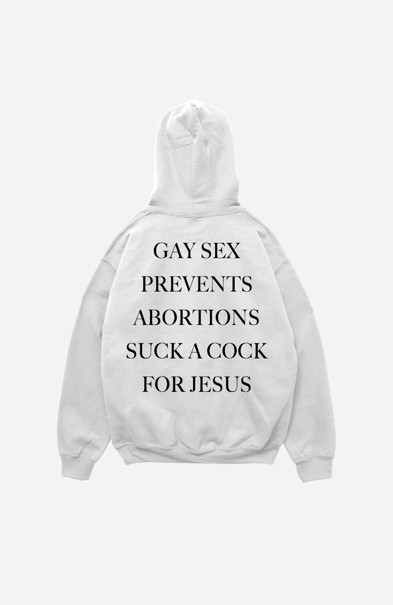 ABORTION PULLOVER WHITE