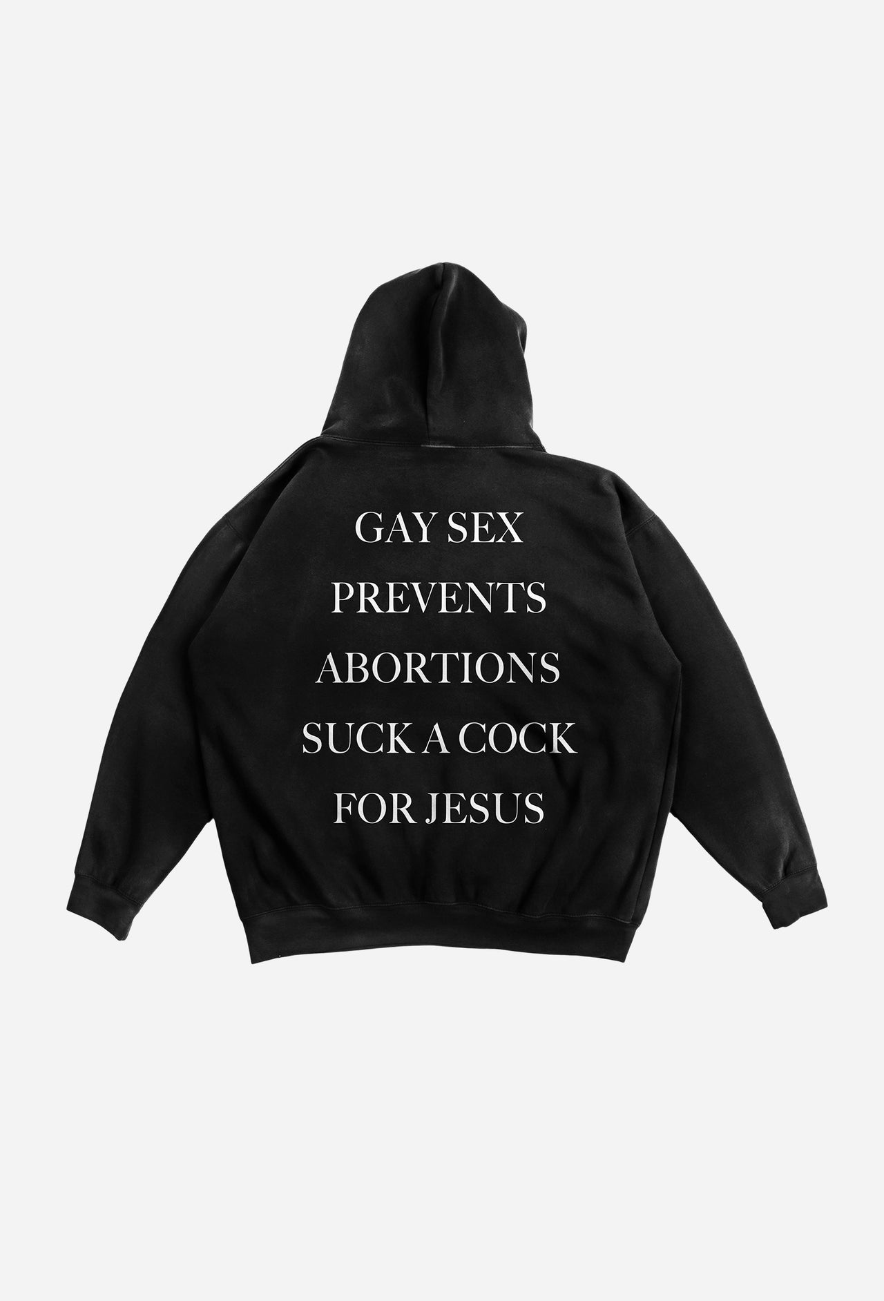 ABORTION PULLOVER BLACK