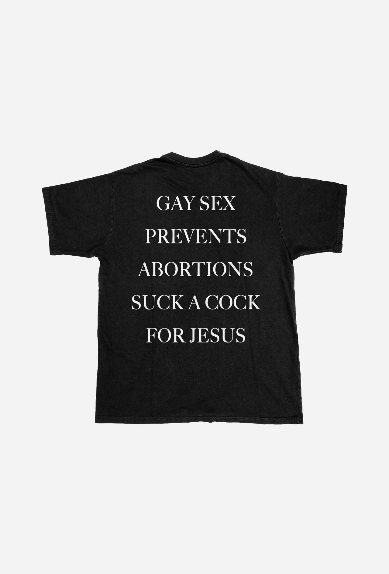 ABORTION T-SHIRT BLACK