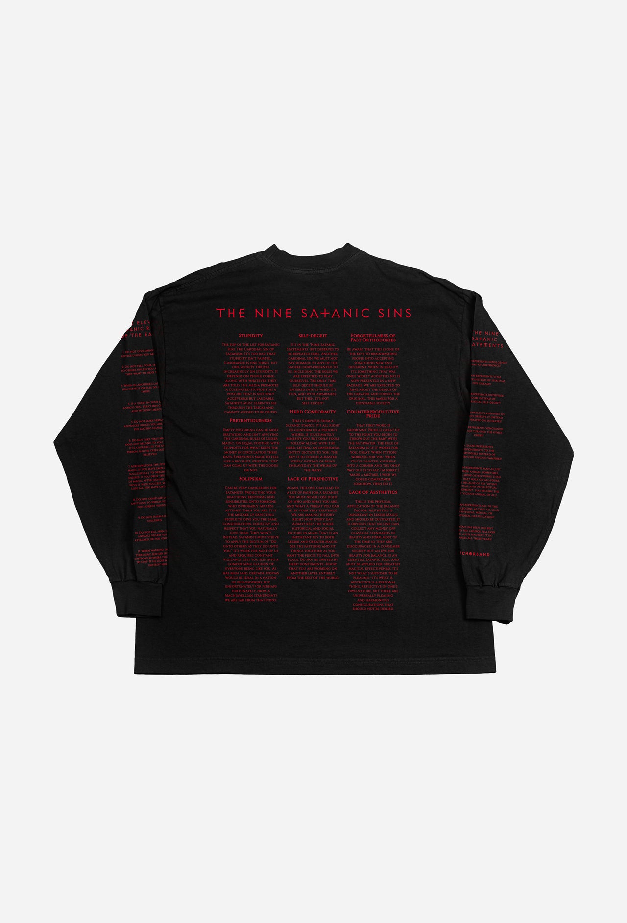 CHURCH OF SATAN LONG SLEEVE